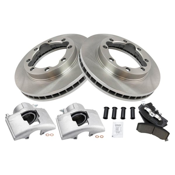 TRQ® - Ceramic Brake Pad & Rotor Kit with Calipers