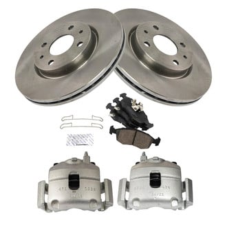 TRQ® - Front Disc Brake Kit with Ceramic Pads and Calipers