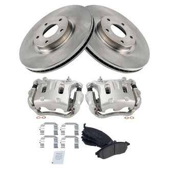 TRQ® - Disc Brake Kit with Ceramic Pads and Calipers