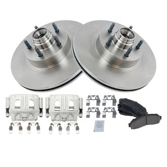 TRQ® - Front Disc Brake Kit with Ceramic Pads and Calipers