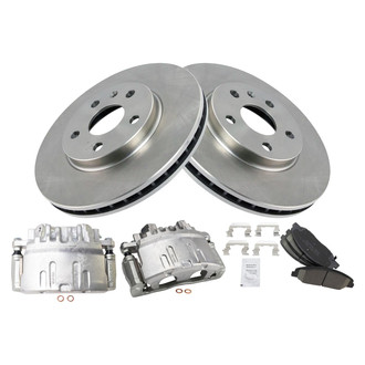 TRQ® - Disc Brake Kit with Ceramic Pads and Calipers