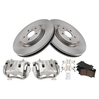 TRQ® - Front Disc Brake Kit with Ceramic Pads and Calipers