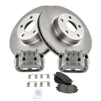TRQ® - Front Disc Brake Kit with Ceramic Pads and Calipers