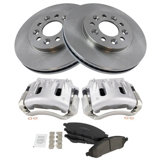 TRQ® - Front Disc Brake Kit with Ceramic Pads and Calipers