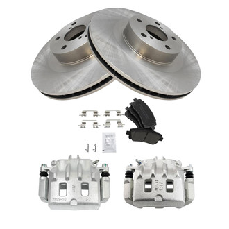 TRQ® - Front Disc Brake Kit with Ceramic Pads and Calipers