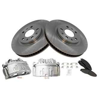 TRQ® - Front Disc Brake Kit with Ceramic Pads and Calipers
