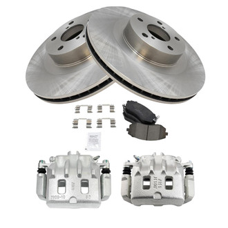 TRQ® - Front Disc Brake Kit with Ceramic Pads and Calipers