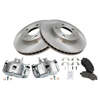TRQ® - Front Disc Brake Kit with Ceramic Pads and Calipers