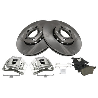 TRQ® - Front Disc Brake Kit with Ceramic Pads and Calipers