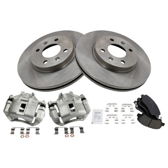 TRQ® - Front Disc Brake Kit with Ceramic Pads and Calipers