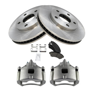 TRQ® - Front Disc Brake Kit with Ceramic Pads and Calipers