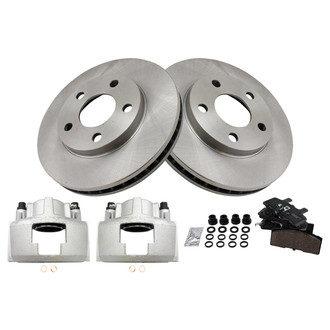 TRQ® - Front Disc Brake Kit with Ceramic Pads and Calipers