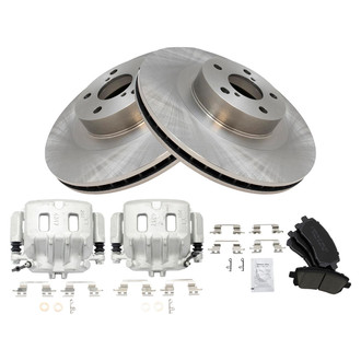 TRQ® - Front Disc Brake Kit with Ceramic Pads and Calipers