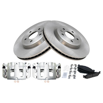 TRQ® - Disc Brake Kit with Semi-Metallic Pads and Calipers