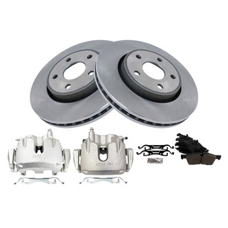 TRQ® - Disc Brake Kit with Semi-Metallic Pads and Calipers