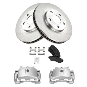 TRQ® - Disc Brake Kit with Semi-Metallic Pads and Calipers