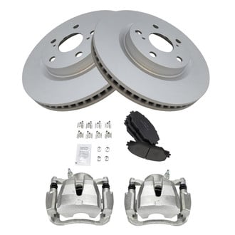 TRQ® - Front Disc Brake Kit with Ceramic Pads and Calipers