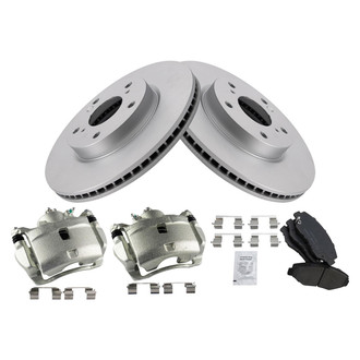 TRQ® - Front Disc Brake Kit with Ceramic Pads and Calipers