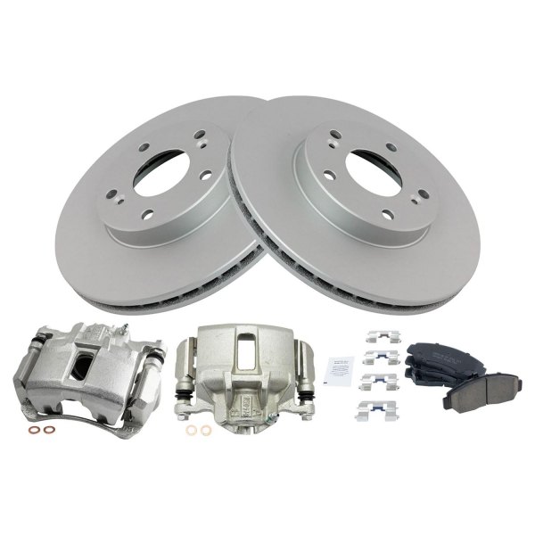 TRQ® - Ceramic Brake Pad & Rotor Kit with Calipers