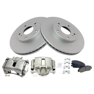 TRQ® - Front Disc Brake Kit with Ceramic Pads and Calipers