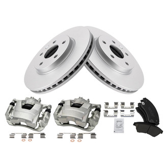 TRQ® - Front Disc Brake Kit with Ceramic Pads and Calipers