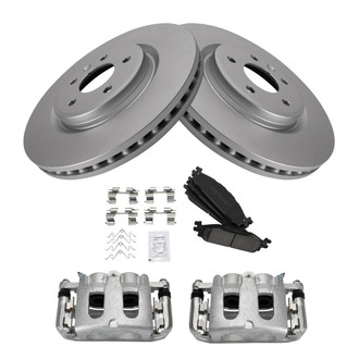 TRQ® - Front Disc Brake Kit with Ceramic Pads and Calipers