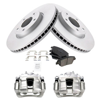 TRQ® - Performance Ceramic Front Brake Kit with Calipers