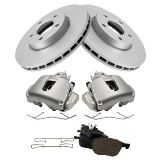 TRQ® - Front Disc Brake Kit with Ceramic Pads and Calipers