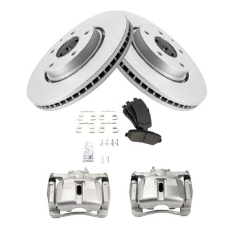 TRQ® - Front Disc Brake Kit with Ceramic Pads and Calipers