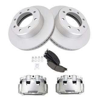 TRQ® - Front Disc Brake Kit with Ceramic Pads and Calipers