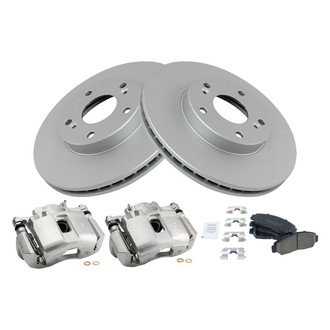 TRQ® - Front Disc Brake Kit with Ceramic Pads and Calipers