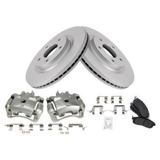 TRQ® - Front Disc Brake Kit with Ceramic Pads and Calipers