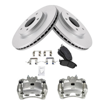 TRQ® - Front Disc Brake Kit with Ceramic Pads and Calipers