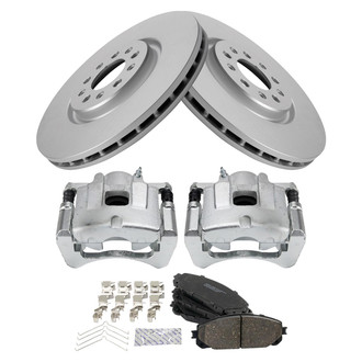 TRQ® - Front Disc Brake Kit with Ceramic Pads and Calipers