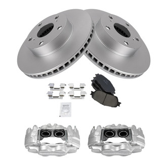 TRQ® - Front Disc Brake Kit with Ceramic Pads and Calipers