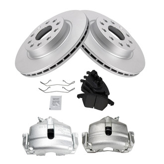 TRQ® - Front Disc Brake Kit with Ceramic Pads and Calipers