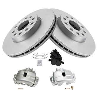 TRQ® - Front Disc Brake Kit with Ceramic Pads and Calipers