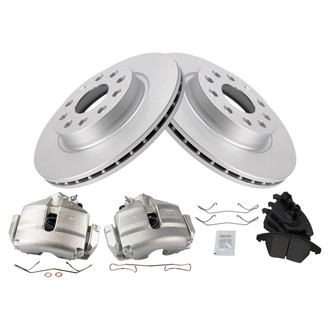 TRQ® - Front Disc Brake Kit with Ceramic Pads and Calipers