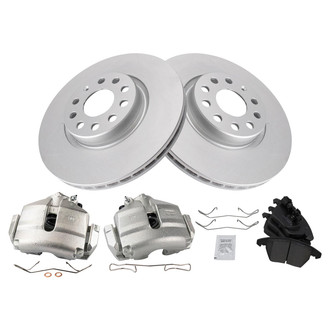TRQ® - Front Disc Brake Kit with Ceramic Pads and Calipers