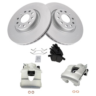 TRQ® - Front Disc Brake Kit with Ceramic Pads and Calipers