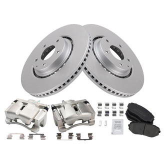 TRQ® - Front Disc Brake Kit with Ceramic Pads and Calipers