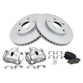TRQ® - Front Disc Brake Kit with Ceramic Pads and Calipers