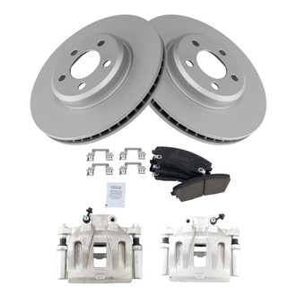 TRQ® - Front Disc Brake Kit with Ceramic Pads and Calipers