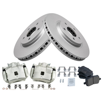 TRQ® - Front Disc Brake Kit with Ceramic Pads and Calipers