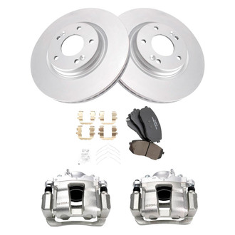 TRQ® - Performance Ceramic Front Brake Kit with Calipers