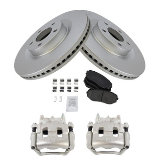 TRQ® - Front Disc Brake Kit with Ceramic Pads and Calipers
