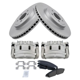 TRQ® - Front Disc Brake Kit with Ceramic Pads and Calipers