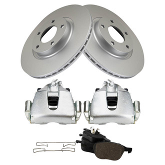 TRQ® - Front Disc Brake Kit with Ceramic Pads and Calipers