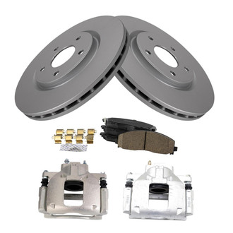 TRQ® - Front Disc Brake Kit with Ceramic Pads and Calipers
