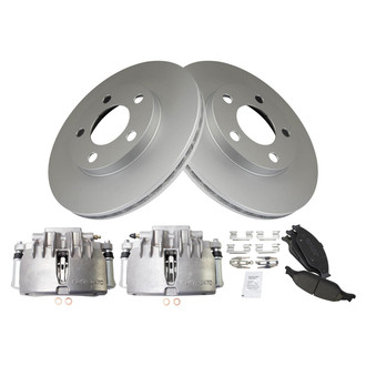 TRQ® - Front Disc Brake Kit with Ceramic Pads and Calipers